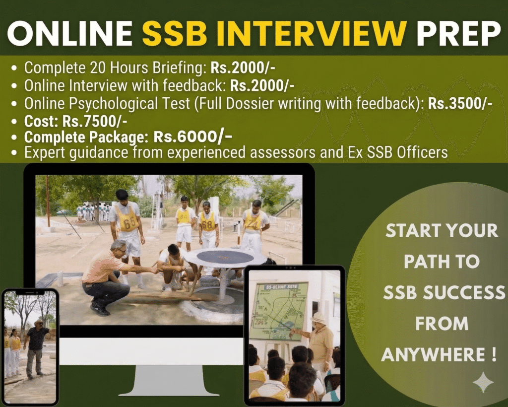 online ssb interview preparation